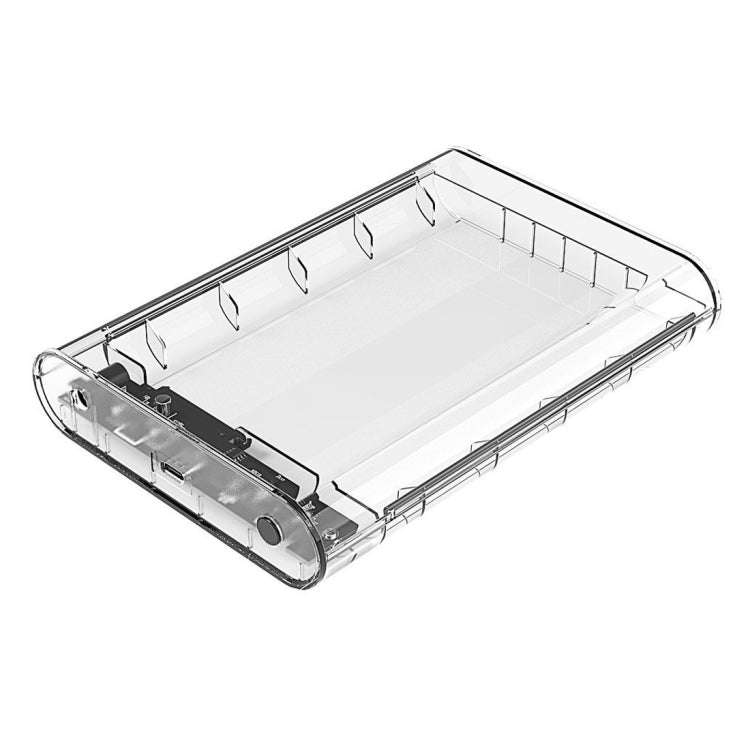 ORICO 3139C3 3.5 inch SATA HDD USB 3.1 Type-C External Hard Drive Enclosure Storage Case(Transpar...