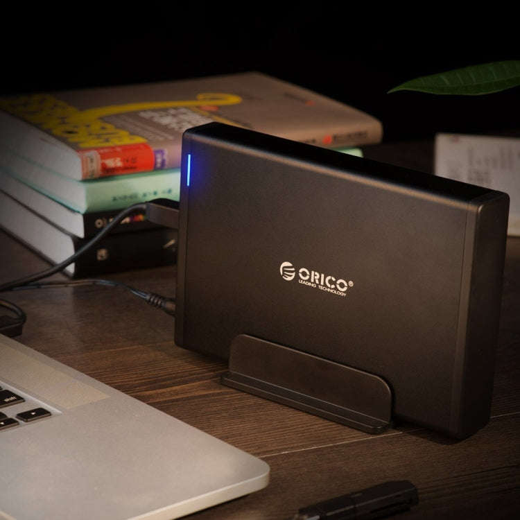 ORICO 7688U3 Vertical Aluminum External Hard Drive Enclosure Storage Case Hard Drive Dock for 3.5...