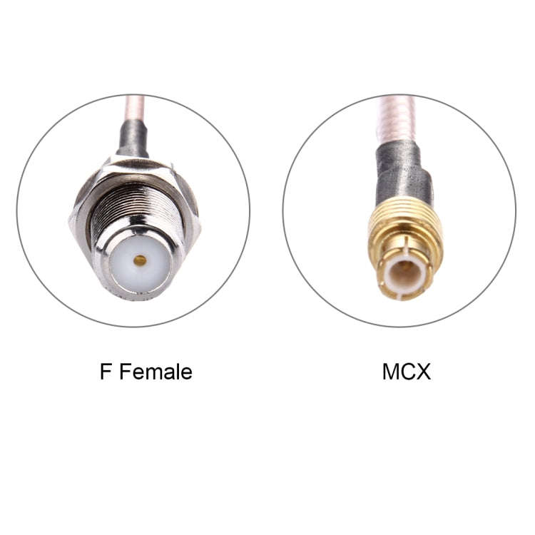 15cm MCX to F Female RG316 Cable