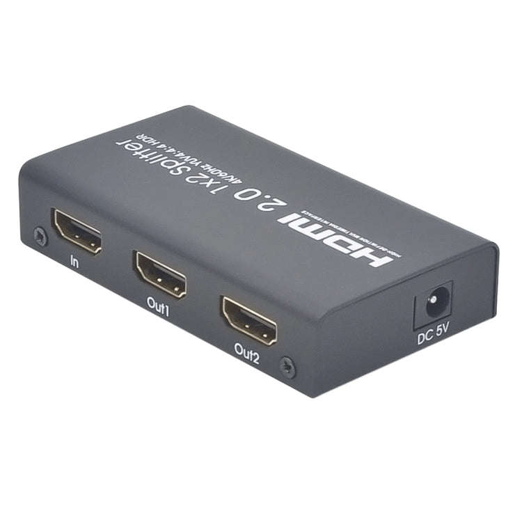AYS-12V20 HDMI 2.0 1x2 4K Ultra HD Switch Splitter(Black)