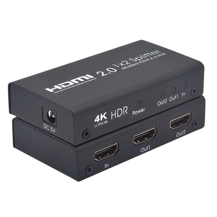 AYS-12V20 HDMI 2.0 1x2 4K Ultra HD Switch Splitter(Black)