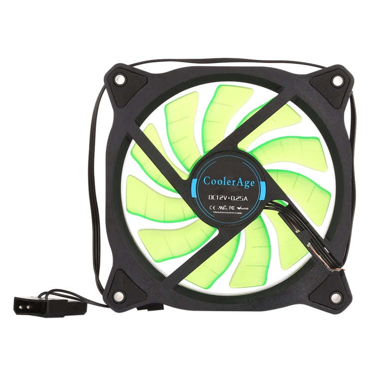 Color LED 12cm 3pin Computer Components Chassis Fan Computer Host Cooling Fan Silent Fan Cooling,...