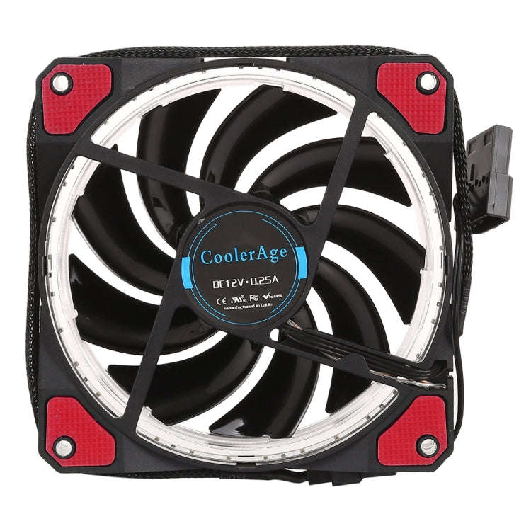 Color LED 12cm 3pin Computer Components Chassis Fan Computer Host Cooling Fan Silent Fan Cooling,...