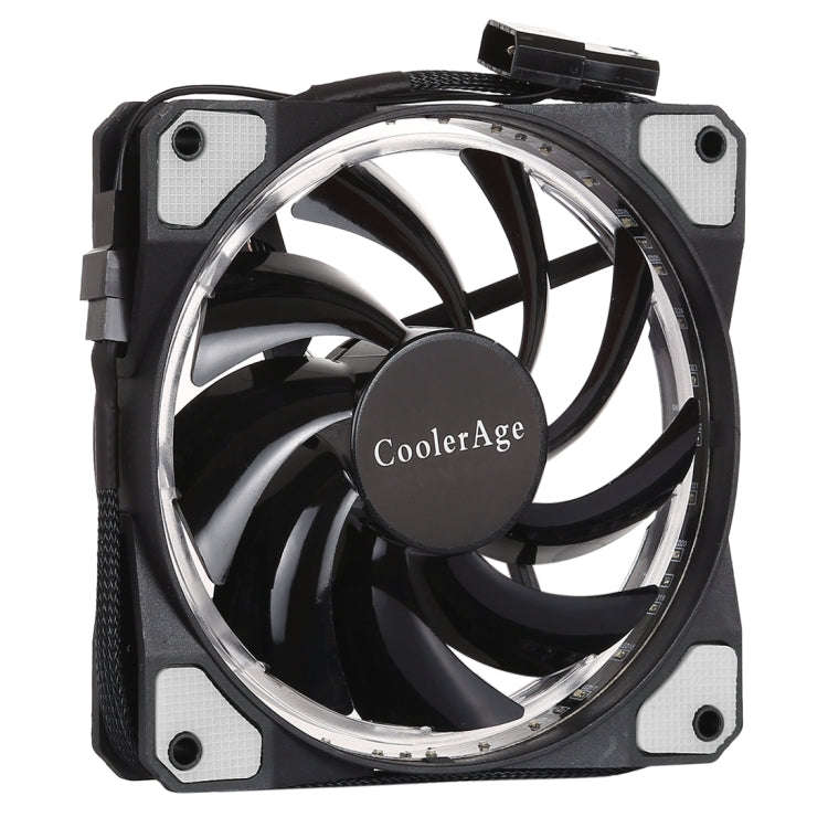 Color LED 12cm 3pin Computer Components Chassis Fan Computer Host Cooling Fan Silent Fan Cooling,...