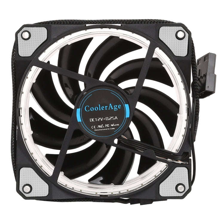 Color LED 12cm 3pin Computer Components Chassis Fan Computer Host Cooling Fan Silent Fan Cooling,...