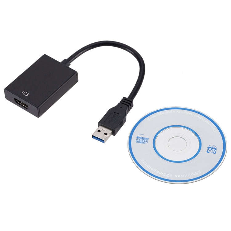 External Graphics Card Converter Cable USB3.0 to HDMI(Black)