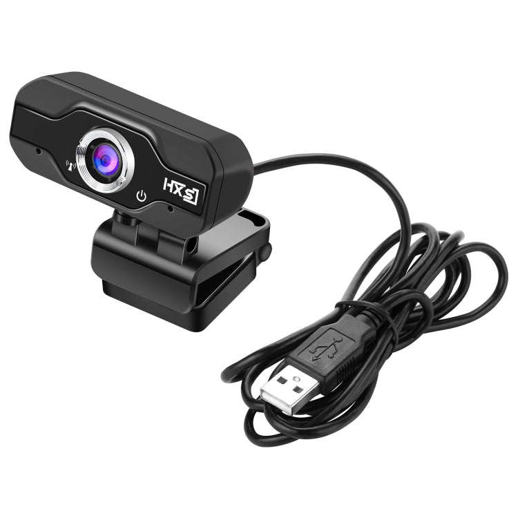 HXSJ S50 30fps 100 Megapixel 720P HD Webcam for Desktop / Laptop / Smart TV, with 10m Sound Absor...