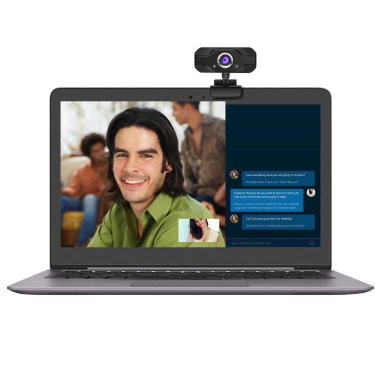 HXSJ S50 30fps 100 Megapixel 720P HD Webcam for Desktop / Laptop / Smart TV, with 10m Sound Absor...