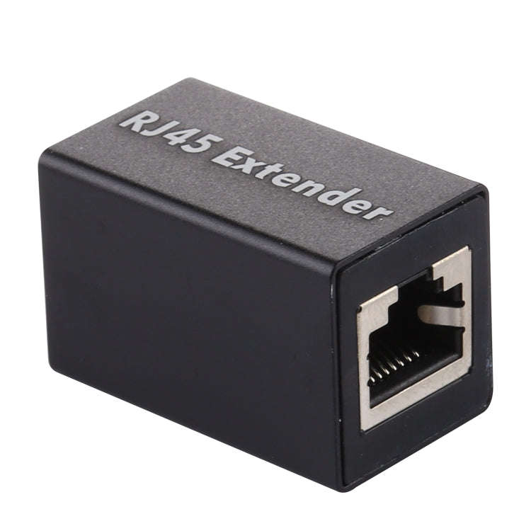 RJ45 Aluminum Alloy Expansion Head Extender (Black)