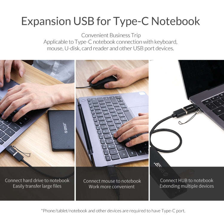 ORICO CBT-UT01-BK-BP Type-C to USB 3.0 Adapter(Black)
