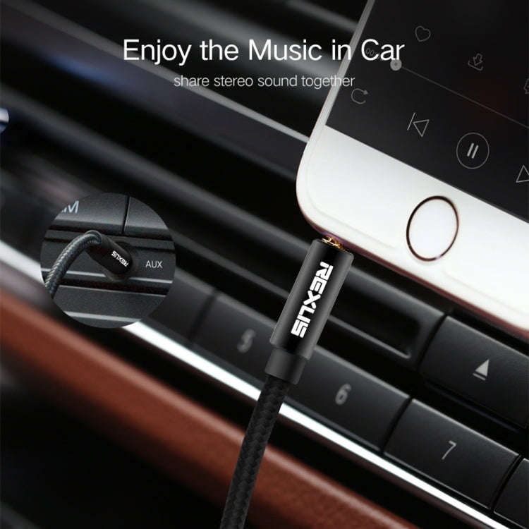 REXLIS 3629 3.5mm Male to Male Car Stereo Gold-plated Jack AUX Audio Cable for 3.5mm AUX Standard...