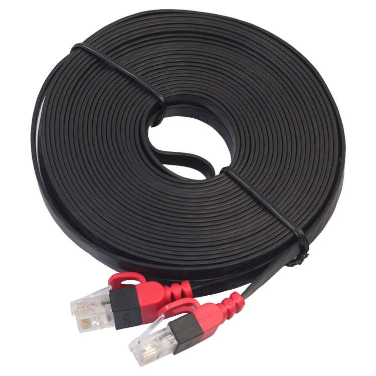 REXLIS CAT6-3 CAT6 Flat Ethernet Unshielded Gigabit RJ45 Network LAN Cable, Length: 10m