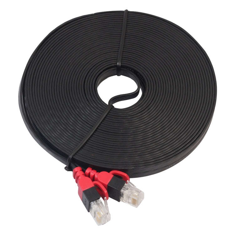REXLIS CAT6-3 CAT6 Flat Ethernet Unshielded Gigabit RJ45 Network LAN Cable, Length: 15m