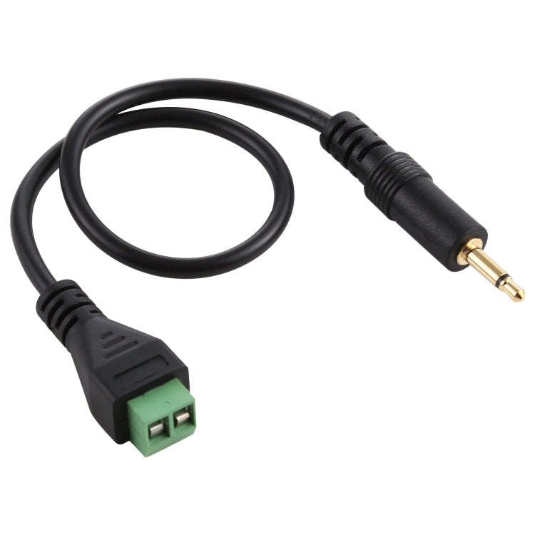 3.5mm Male to 2 Pin Pluggable Terminals Solder-free Connector Solderless Connection Adapter Cable...