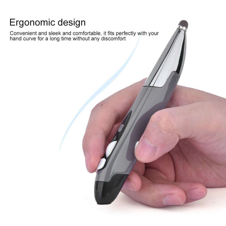 PR-06S 4-keys Smart Wireless Optical Mouse with Stylus Pen Function, Support Voice Operation / Tr...