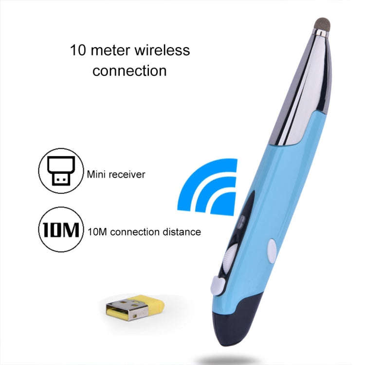 PR-06S 4-keys Smart Wireless Optical Mouse with Stylus Pen Function, Support Voice Operation / Tr...