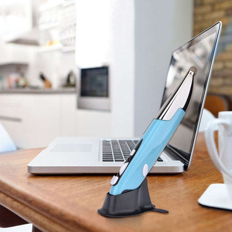 PR-06 4-keys Smart Wireless Optical Mouse with Stylus Pen Function (Blue)