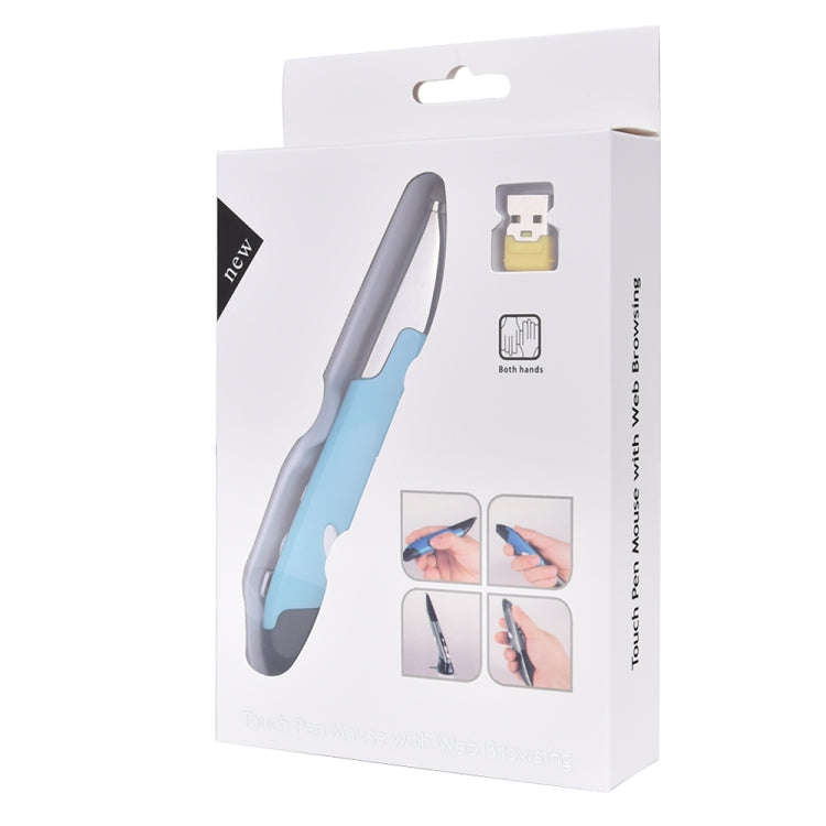 PR-06 4-keys Smart Wireless Optical Mouse with Stylus Pen Function (Blue)