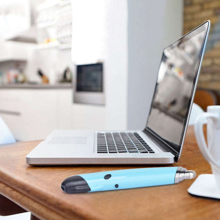 PR-08 6-keys Smart Wireless Optical Mouse with Stylus Pen & Laser Function (Blue)