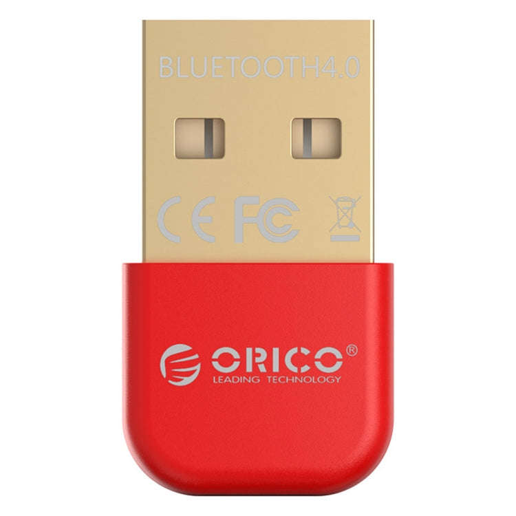 ORICO BTA-403 3Mbps Transfer Speed USB Bluetooth 4.0 Adapter(Red)