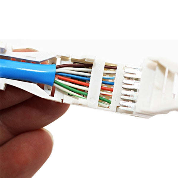 Tool-free Crimping RJ-45 Connector Modular Plug, Short Version UTP Cat6
