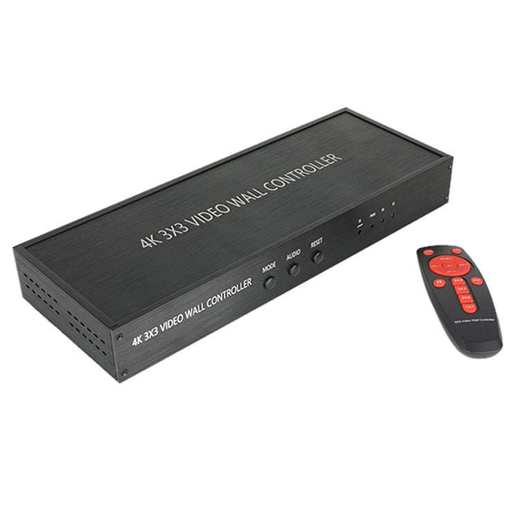 NK-BT88 4K 3X3 HDMI Video Wall Controller Multi-screen Splicing Processor with Remote Controller,...