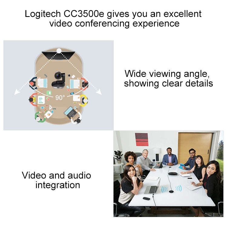Logitech CC3500 Connect Speaker Microphone HUB Camera DIN Port Extension Cable, Cable Length: 10m...