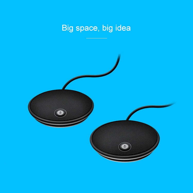 Logitech CC3500e Extended Microphone STMP100 Conference System Omnidirectional Mic(Black)
