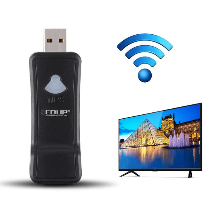 EDUP EP-2911S 300Mbps 2.4GHz Wireless USB Repeater WiFi to RJ45 Network Adapter for TV, Set Top B...