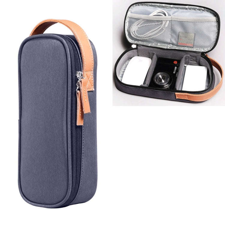 Multi-function Headphone Charger Data Cable Storage Bag, Ultra Fiber Portable Power Pack, Size: M...