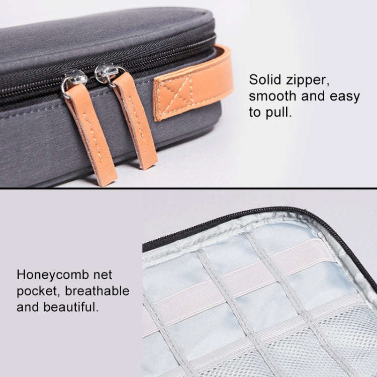 Multi-function Headphone Charger Data Cable Storage Bag, Ultra Fiber Portable Power Pack, Size: S...