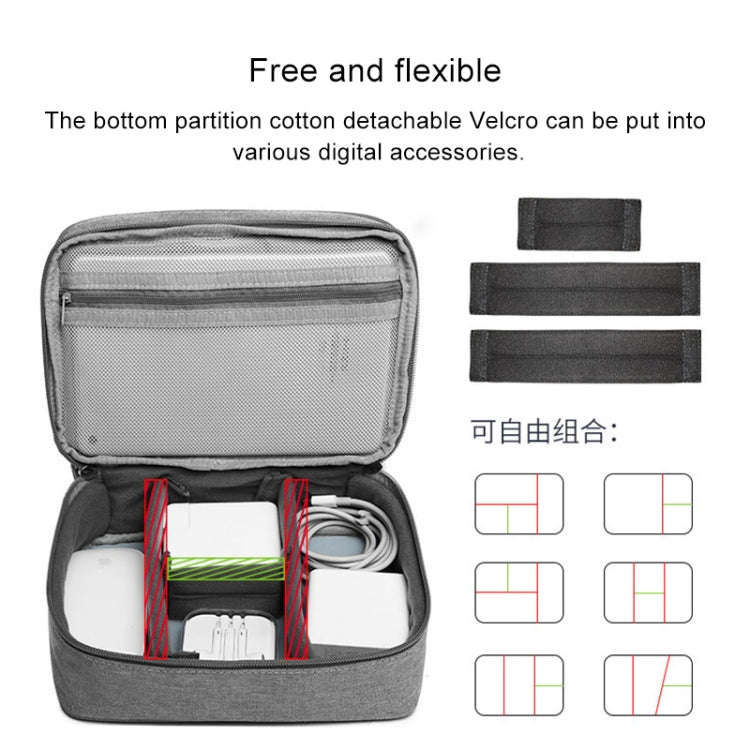 Multi-function Headphone Charger Data Cable Storage Bag, Single Layer Storage Bag, Size: 23x16x7c...