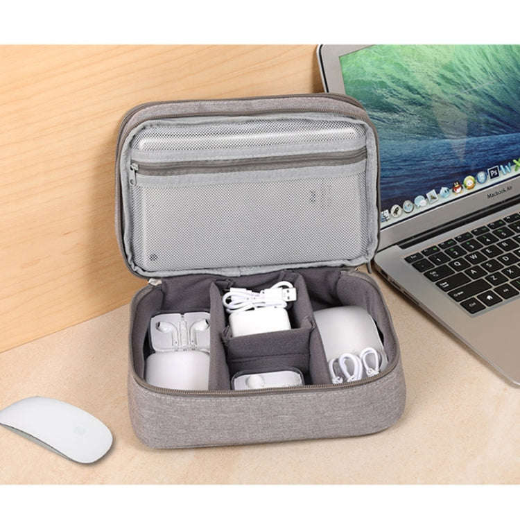 Multi-function Headphone Charger Data Cable Storage Bag, Single Layer Storage Bag, Size: 23x16x7c...