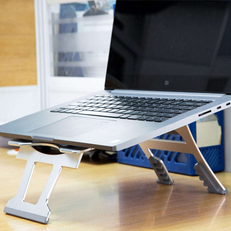 Aluminum Alloy Cooling Holder Desktop Portable Simple Laptop Bracket, Six-stage Support, Size: 21...