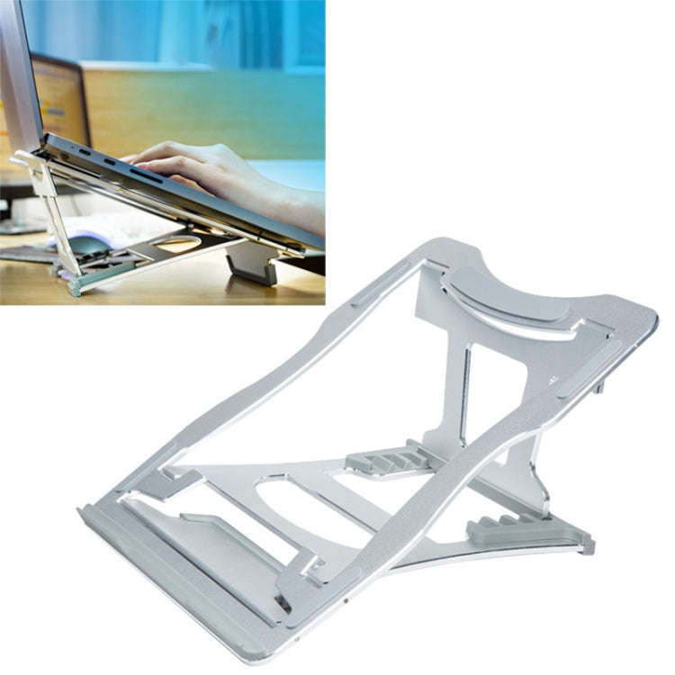Aluminum Alloy Cooling Holder Desktop Portable Simple Laptop Bracket, Six-stage Support, Size: 21...