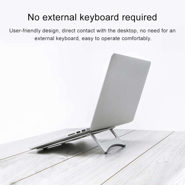Aluminum Alloy Cooling Holder Desktop Portable Simple Laptop Bracket, Two-stage Support, Size: 21...