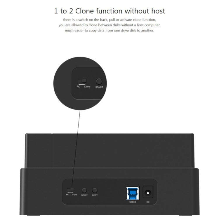 ORICO 6638US3-C 3-bay USB 3.0 Type-B to SATA External Hard Disk Box Storage Case Hard Disk Dockin...