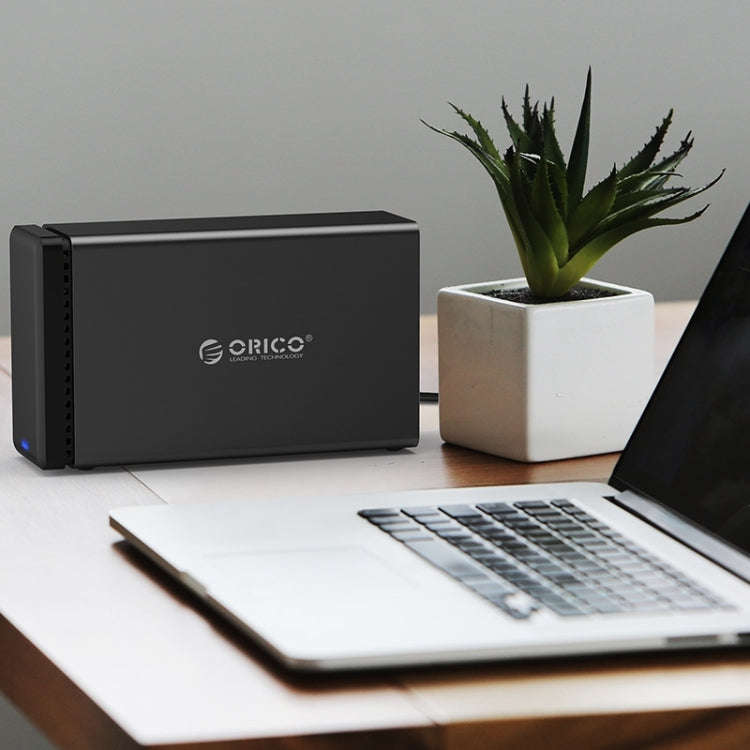 ORICO NS200-U3 2-bay USB 3.0 Type-B to SATA External Hard Disk Box Storage Case Hard Drive Dock f...