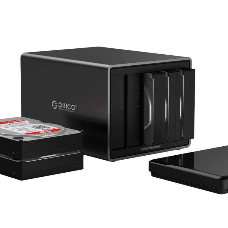 ORICO NS500-RC3 5-bay USB-C / Type-C 3.1 to SATA External Hard Disk Box Storage Case Hard Drive D...