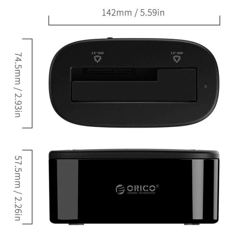 ORICO USB 3.0 Type-B to SATA External Storage Hard Drive Dock for 2.5 inch / 3.5 inch SATA HDD / ...