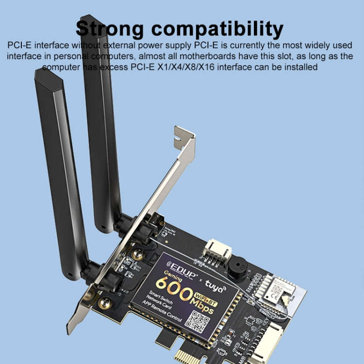 EDUP AC600SW 600Mbps Remote Control Computer Power On and Off Network Card