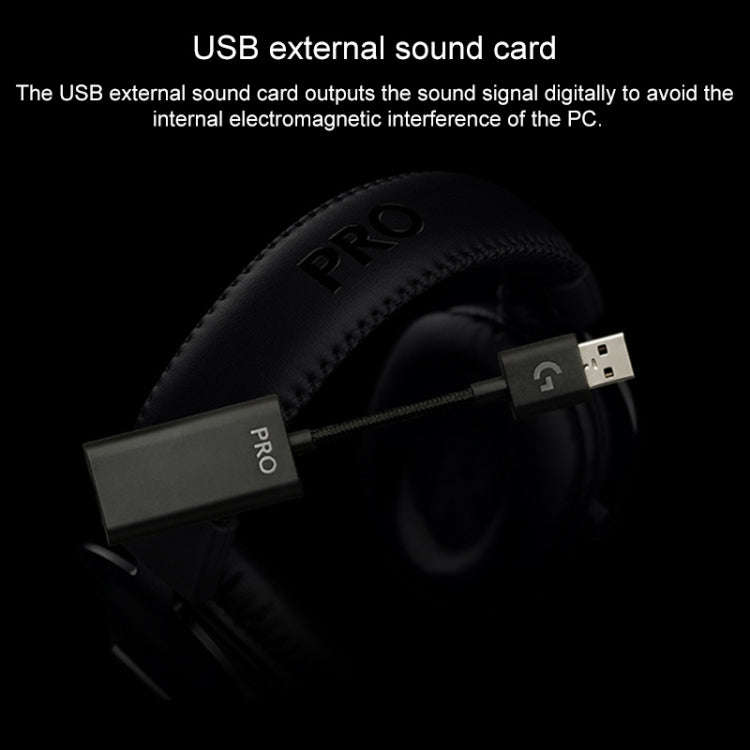 Logitech G PRO X USB Wired 7.1 Surround Gaming Headset Microphone