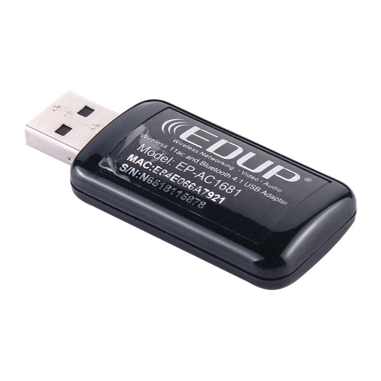 EDUP EP-AC1681 2 in 1 AC1200Mbps 2.4GHz & 5.8GHz Dual Band USB WiFi Adapter External Network Card...