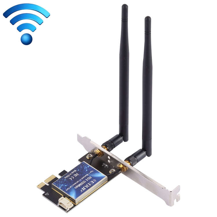 EDUP EP-9620 2 in 1 AC1200Mbps 2.4GHz & 5.8GHz Dual Band PCI-E 2 Antenna WiFi Adapter External Ne...