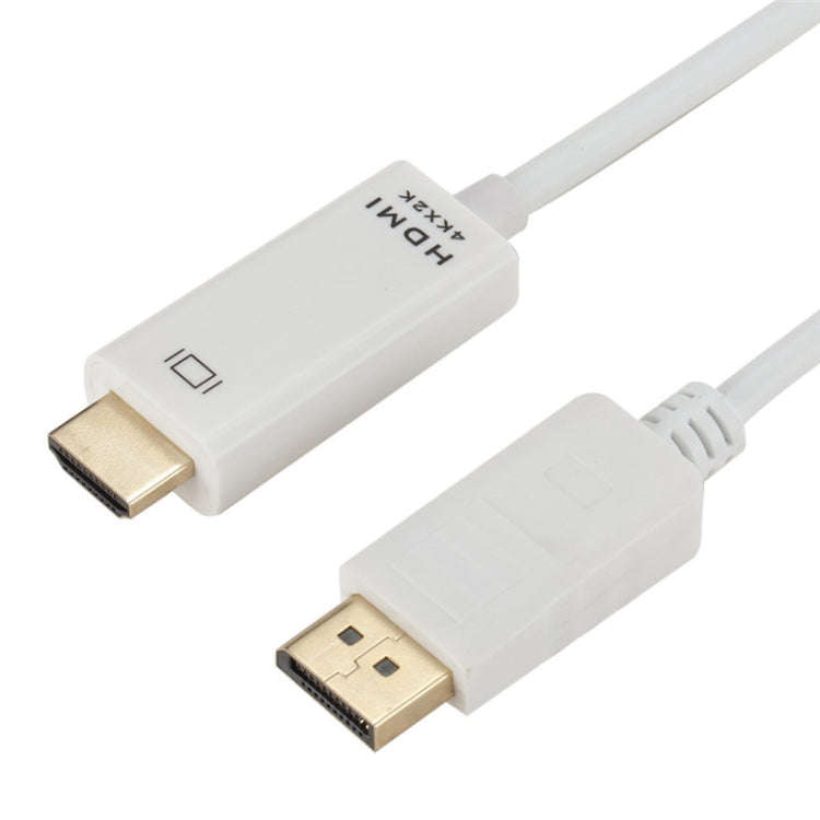 4K x 2K DP to HDMI Converter Cable, Cable Length: 1.8m(White)