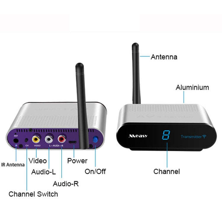 Measy AV220 2.4GHz Wireless Audio / Video Transmitter and Receiver, Transmission Distance: 200m, ...