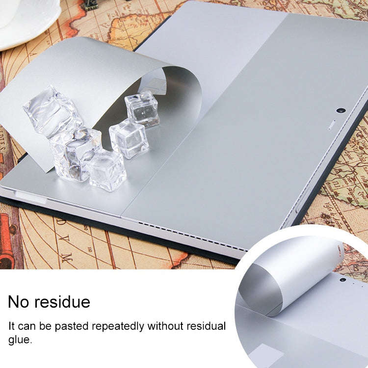 Tablet PC Shell Protective Back Film Sticker for Microsoft Surface Pro 7 (Black)