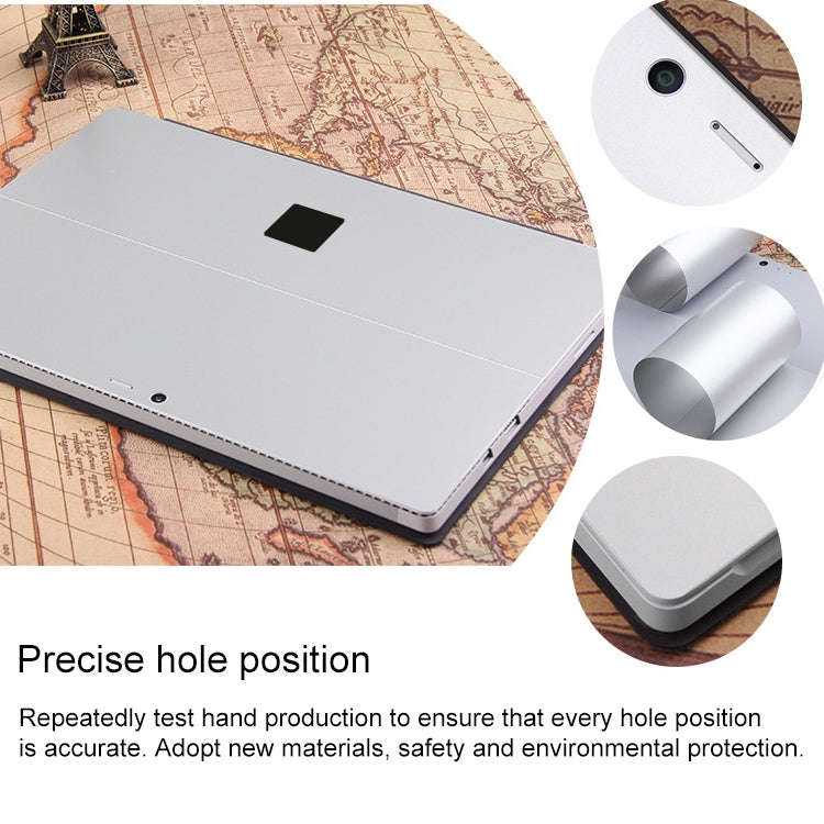 Tablet PC Shell Protective Back Film Sticker for Microsoft Surface Pro 7 (Black)