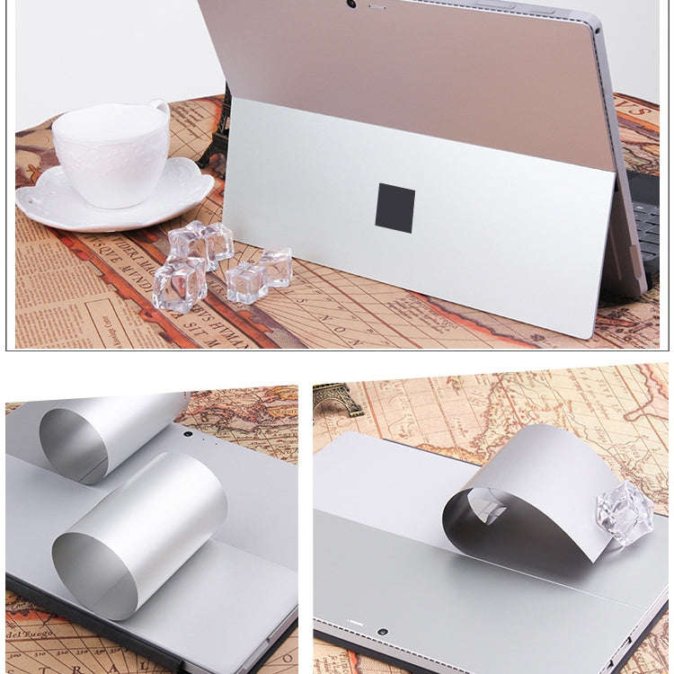 Tablet PC Shell Protective Back Film Sticker for Microsoft Surface Pro 7 (Black)
