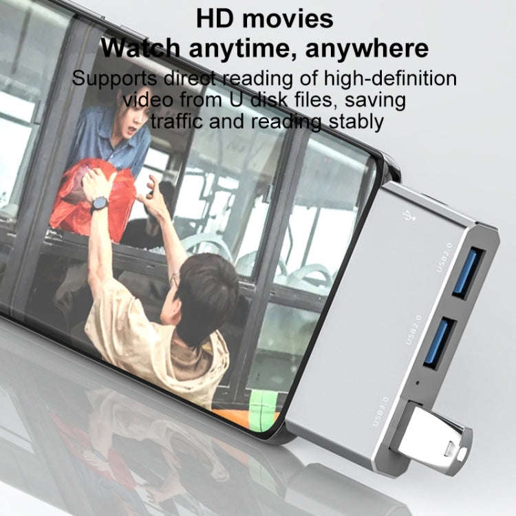 USB-C / Type-C to OTG 4 Port Type-C USB 3.0 USB 2.0 HUB Adapter